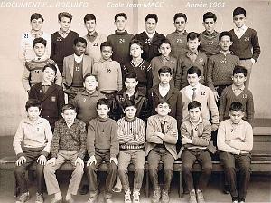 ECOLE JEAN MACE GARCONS 1961